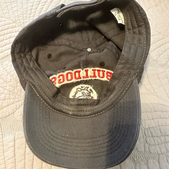 Bulldogs Gray Baseball Cap Hat One Size Fits All College Sports - Picture 4 of 5